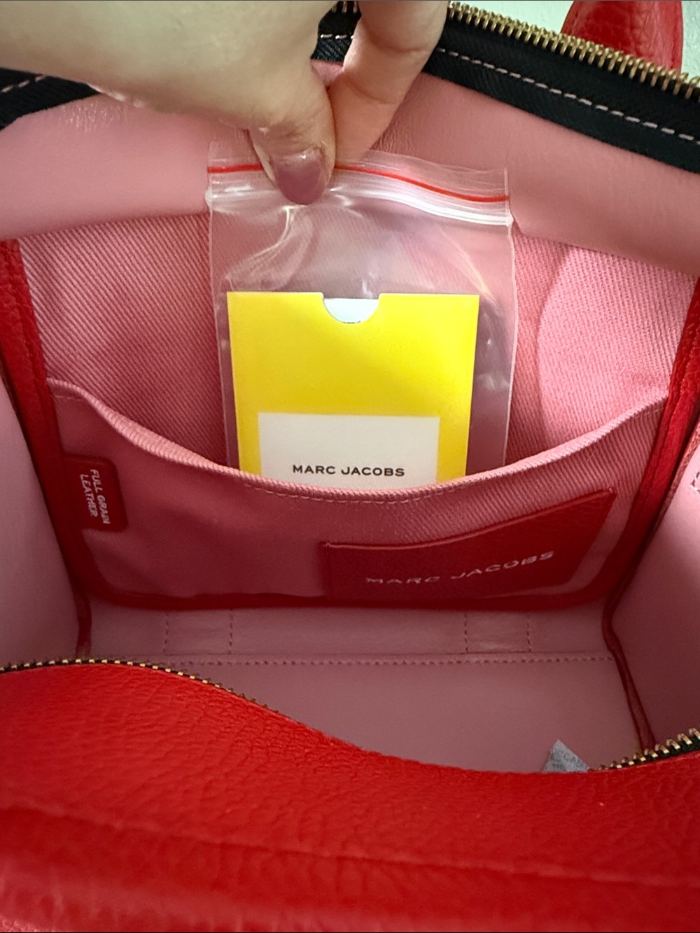 Marc Jacobs The Leather Small Tote Bag' - Picture 9 of 13